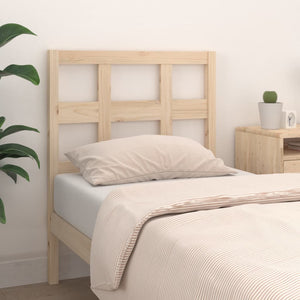 vidaXL Bed Headboard 95.5x4x100 cm Solid Wood Pine