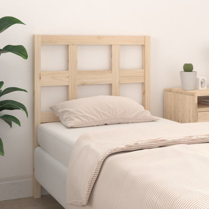 vidaXL Bed Headboard 95.5x4x100 cm Solid Wood Pine