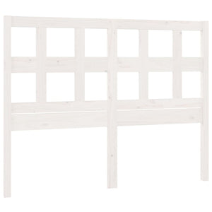 vidaXL Bed Headboard White 145.5x4x100 cm Solid Wood Pine