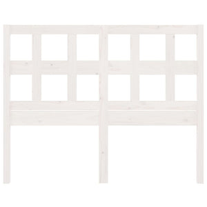 vidaXL Bed Headboard White 145.5x4x100 cm Solid Wood Pine