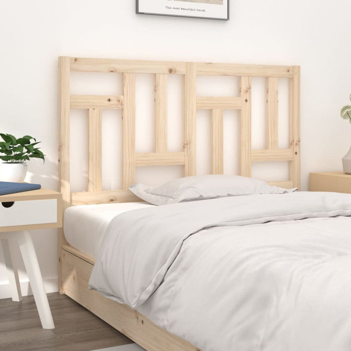 vidaXL Bed Headboard 205.5x4x100 cm Solid Wood Pine