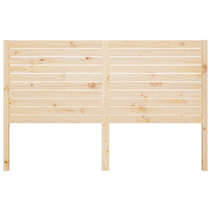 vidaXL Bed Headboard 126x4x100 cm Solid Wood Pine