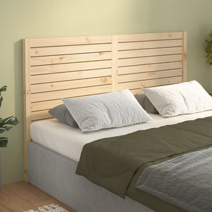 vidaXL Bed Headboard 126x4x100 cm Solid Wood Pine