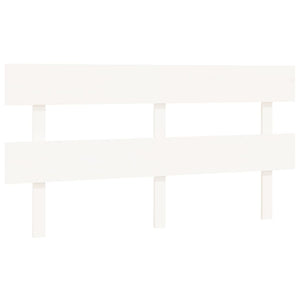 vidaXL Bed Headboard White 164x3x81 cm Solid Wood Pine