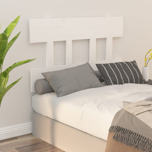 vidaXL Bed Headboard White 78.5x3x81 cm Solid Wood Pine