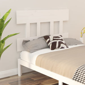 vidaXL Bed Headboard White 78.5x3x81 cm Solid Wood Pine