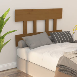 vidaXL Bed Headboard Honey Brown 78.5x3x81 cm Solid Wood Pine