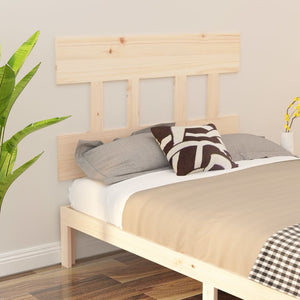 vidaXL Bed Headboard 93.5x3x81 cm Solid Wood Pine