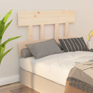 vidaXL Bed Headboard 93.5x3x81 cm Solid Wood Pine