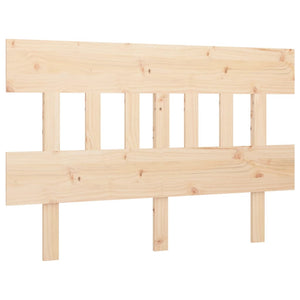 vidaXL Bed Headboard 123.5x3x81 cm Solid Wood Pine