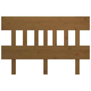 vidaXL Bed Headboard Honey Brown 143.5x3x81 cm Solid Wood Pine