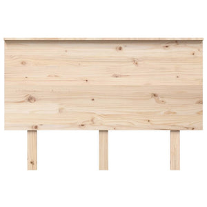 vidaXL Bed Headboard 124x6x82.5 cm Solid Wood Pine