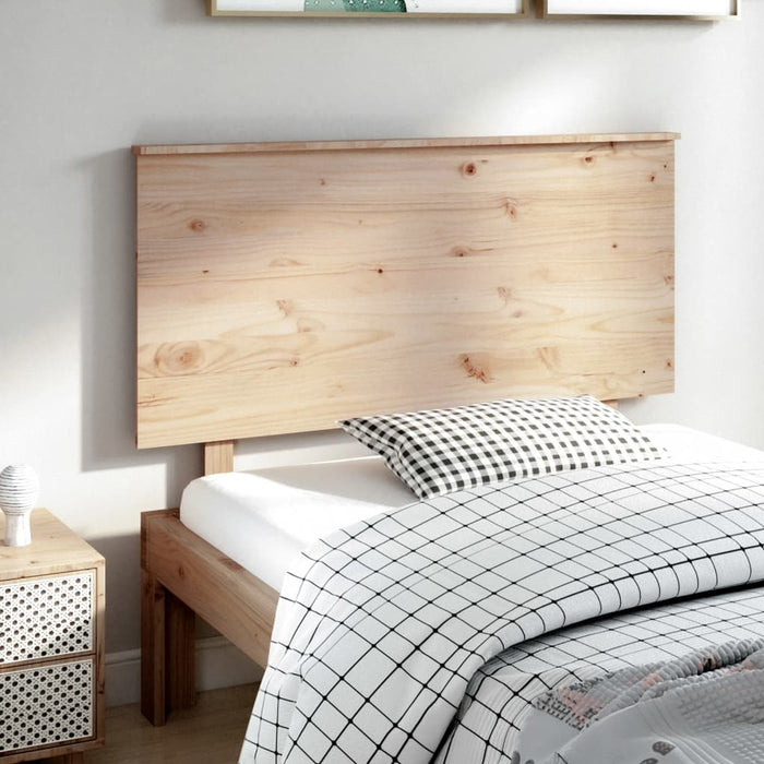 vidaXL Bed Headboard 124x6x82.5 cm Solid Wood Pine