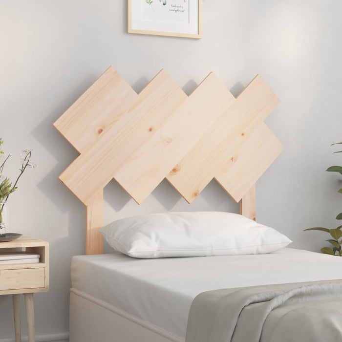 vidaXL Bed Headboard 92x3x81 cm Solid Wood Pine