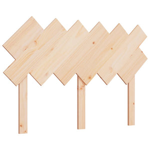 vidaXL Bed Headboard 122.5x3x80.5 cm Solid Wood Pine