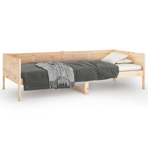 vidaXL Day Bed Solid Wood Pine 90x190 cm