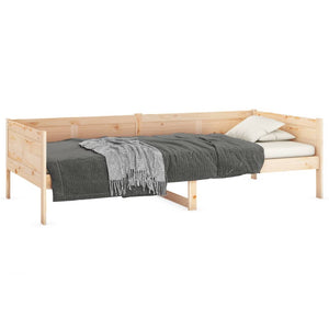 vidaXL Day Bed Solid Wood Pine 90x190 cm