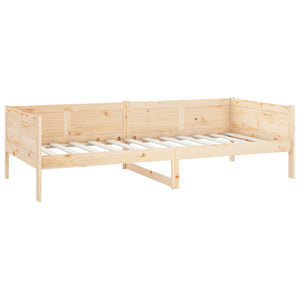 vidaXL Day Bed Solid Wood Pine 90x190 cm