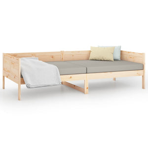 vidaXL Day Bed Solid Wood Pine 90x190 cm