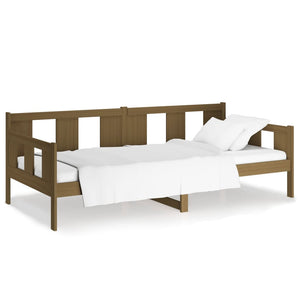 vidaXL Day Bed Honey Brown Solid Wood Pine 80x200 cm