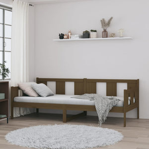 vidaXL Day Bed Honey Brown Solid Wood Pine 80x200 cm