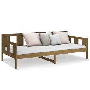 vidaXL Day Bed Honey Brown Solid Wood Pine 80x200 cm