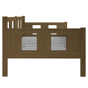 vidaXL Day Bed Honey Brown Solid Wood Pine 80x200 cm