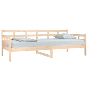 vidaXL Day Bed Solid Wood Pine 90x200 cm