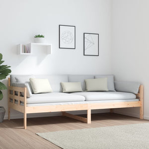 vidaXL Day Bed Solid Wood Pine 90x200 cm