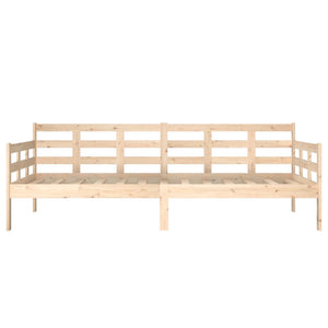 vidaXL Day Bed Solid Wood Pine 90x200 cm