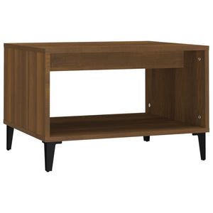 vidaXL Coffee Table Brown Oak 60x50x40 cm Engineered Wood