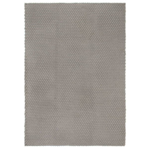 vidaXL Rug Rectangular Grey 180x250 cm Cotton