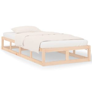 vidaXL Bed Frame 100x200 cm Solid Wood