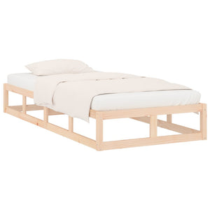 vidaXL Bed Frame 100x200 cm Solid Wood