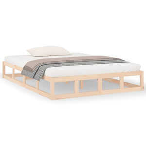 vidaXL Bed Frame 120x190 cm 4FT Small Double Solid Wood