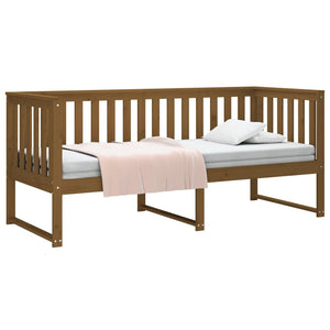 vidaXL Day Bed Honey Brown 75x190 cm Solid Wood Pine