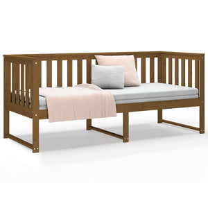 vidaXL Day Bed Honey Brown 75x190 cm Solid Wood Pine