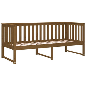 vidaXL Day Bed Honey Brown 75x190 cm Solid Wood Pine