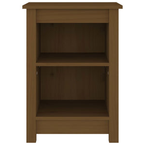 vidaXL Bedside Cabinet Honey Brown 40x35x55 cm Solid Wood Pine