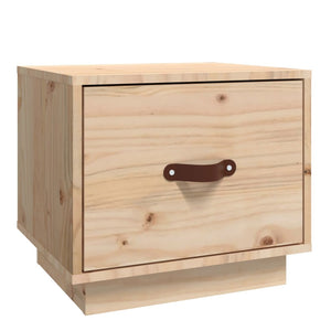 vidaXL Bedside Cabinet 40x34x35 cm Solid Wood Pine