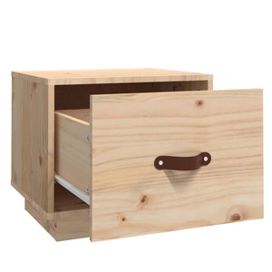 vidaXL Bedside Cabinet 40x34x35 cm Solid Wood Pine