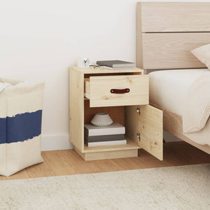 vidaXL Bedside Cabinets 2 pcs 40x34x55 cm Solid Wood Pine