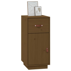 vidaXL Sideboard Honey Brown 34x40x75 cm Solid Wood Pine