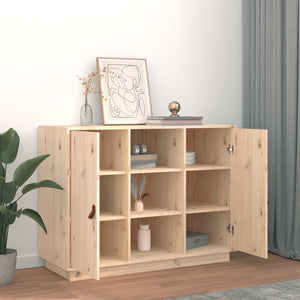 vidaXL Sideboard 100x40x75 cm Solid Wood Pine