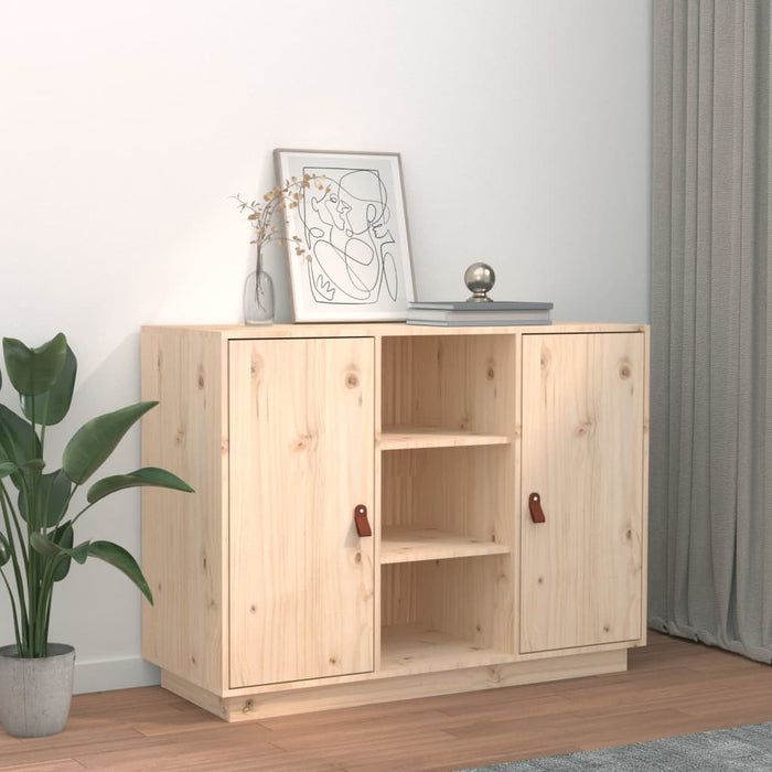 vidaXL Sideboard 100x40x75 cm Solid Wood Pine