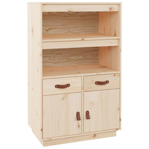 vidaXL Highboard 67x40x108.5 cm Solid Wood Pine