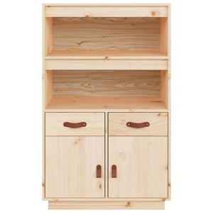 vidaXL Highboard 67x40x108.5 cm Solid Wood Pine