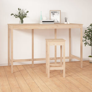 vidaXL Bar Table 180x80x110 cm Solid Wood Pine