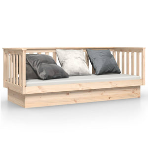 vidaXL Day Bed 90x190 cm Solid Wood Pine