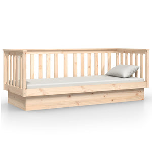 vidaXL Day Bed 90x190 cm Solid Wood Pine